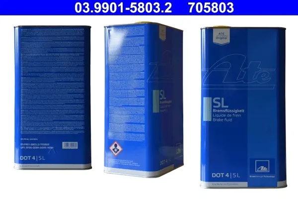 ATE LIQUIDO DE FRENO SL DOT 4 (5L)