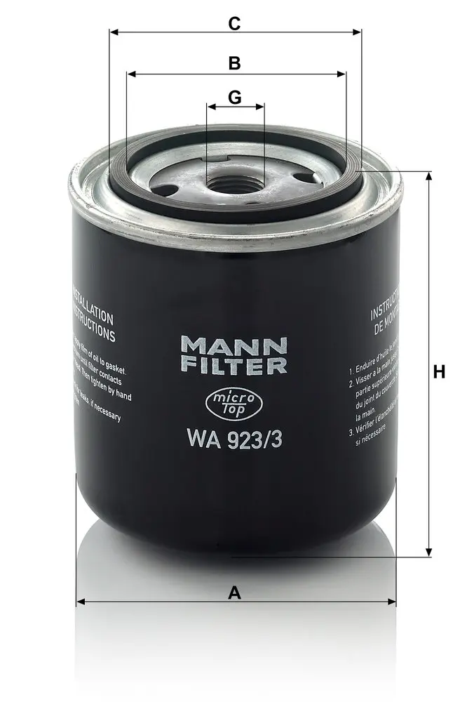 MANN FILTRO LIQUIDO REFRIG.