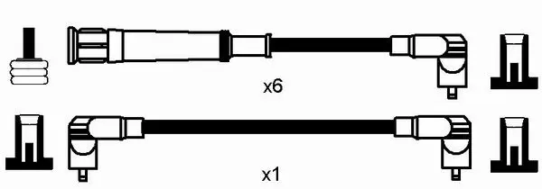 RC-BW232 JUEGO DE CABLES