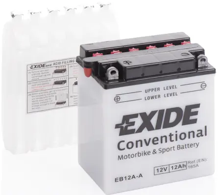 EXIDE BATERIA MOTO 12V CONV 12AH EB