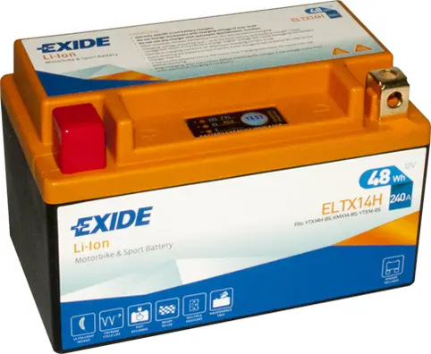 EXIDE BATERIA MOTO 12V LITIO 4 AH 4