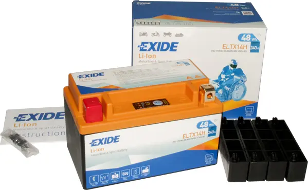 EXIDE BATERIA MOTO 12V LITIO 4 AH 4