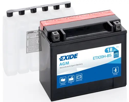 EXIDE BATERIA MOTO 12V AGM 18AH ETX