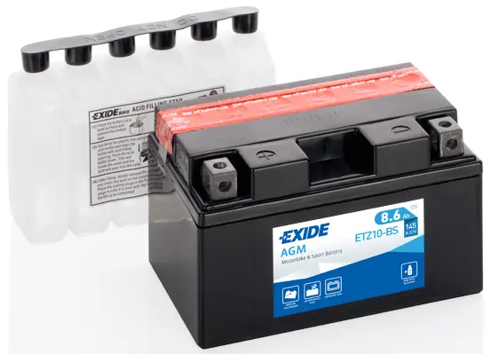 EXIDE BATERIA MOTO 12V AGM 8.6AH ET