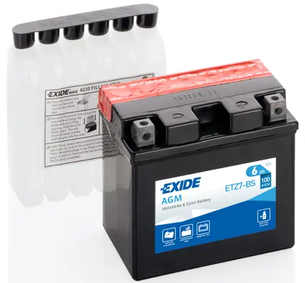 EXIDE BATERIA MOTO 12V AGM 6AH ETZ7