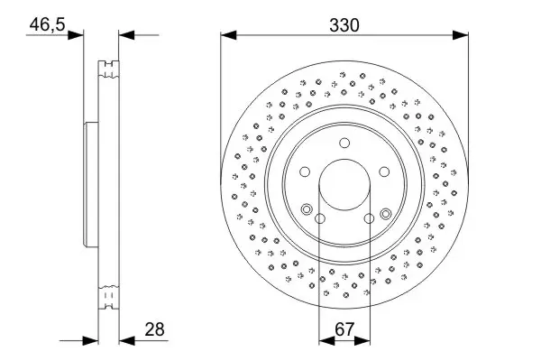 BOSCH DISCO DE FRENO