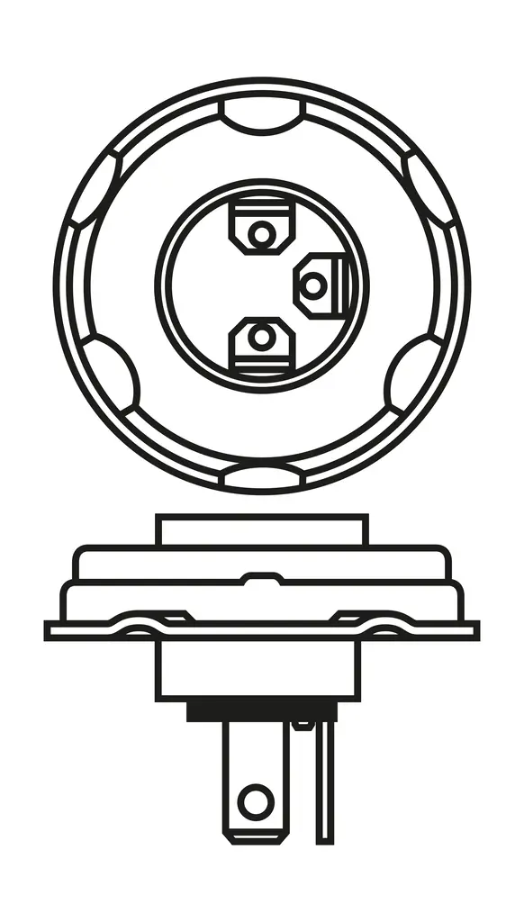 LAMP. R2 12V 45/40W