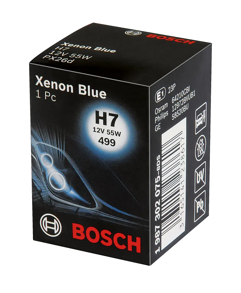 LAMPARA H7 XENON 12V 55W (10/100)