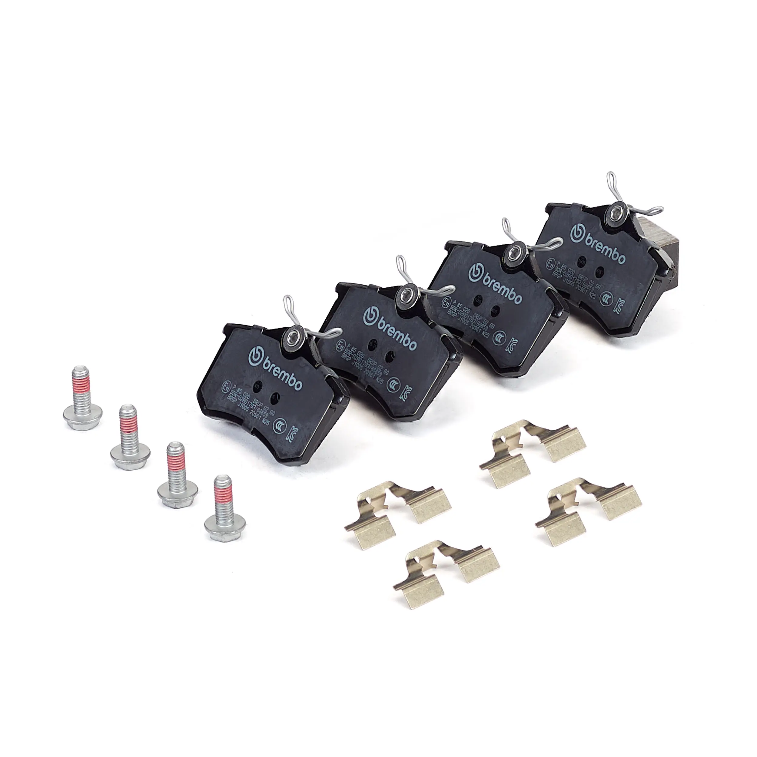BREMBO JUEGO PASTILLAS DE FRENO TRASERAS VAG PSA