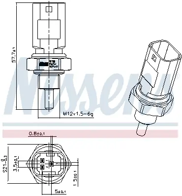 SENSOR DE TEMPERATURA DACIA LOGAN