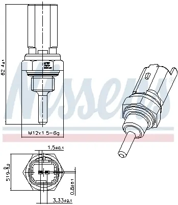 SENSOR DE TEMPERATURA OPEL AGILA (