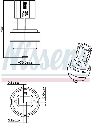 SENSOR DE TEMPERATURA DACIA LOGAN