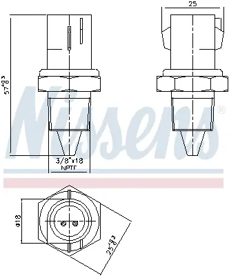 SENSOR DE TEMPERATURA FORD ESCORT