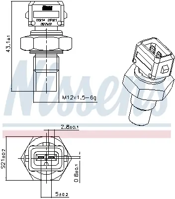 SENSOR DE TEMPERATURA OPEL MOVANO