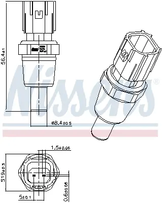 SENSOR DE TEMPERATURA  MINI MINI CO