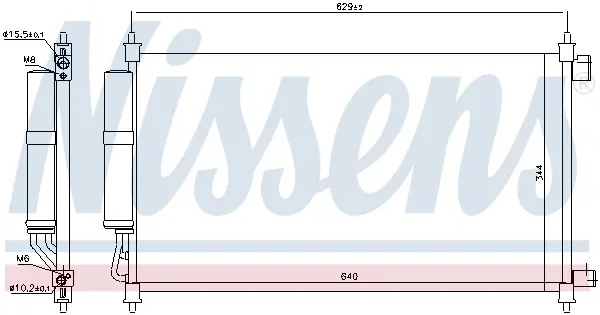 CONDENSADOR NISSAN NV200 EVALIA (20