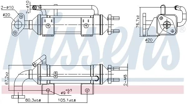 ENFRIADOR EGR FORD USA RANGER (2006