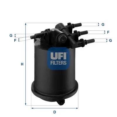 FILTRO CARBURANTE UFI=FC500