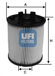 FILTRO CARBURANTE UFI