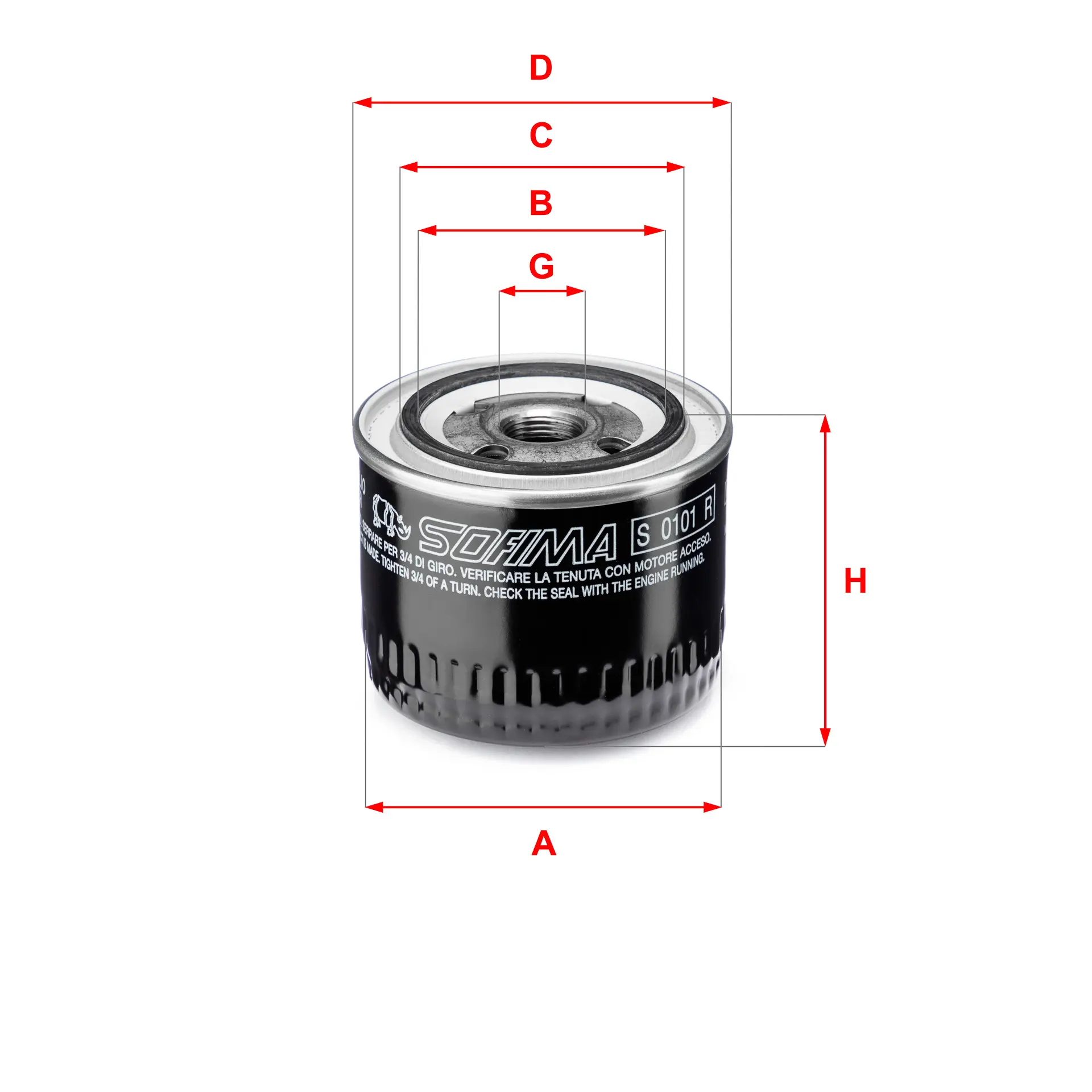 FILTRO ACEITE BC1310