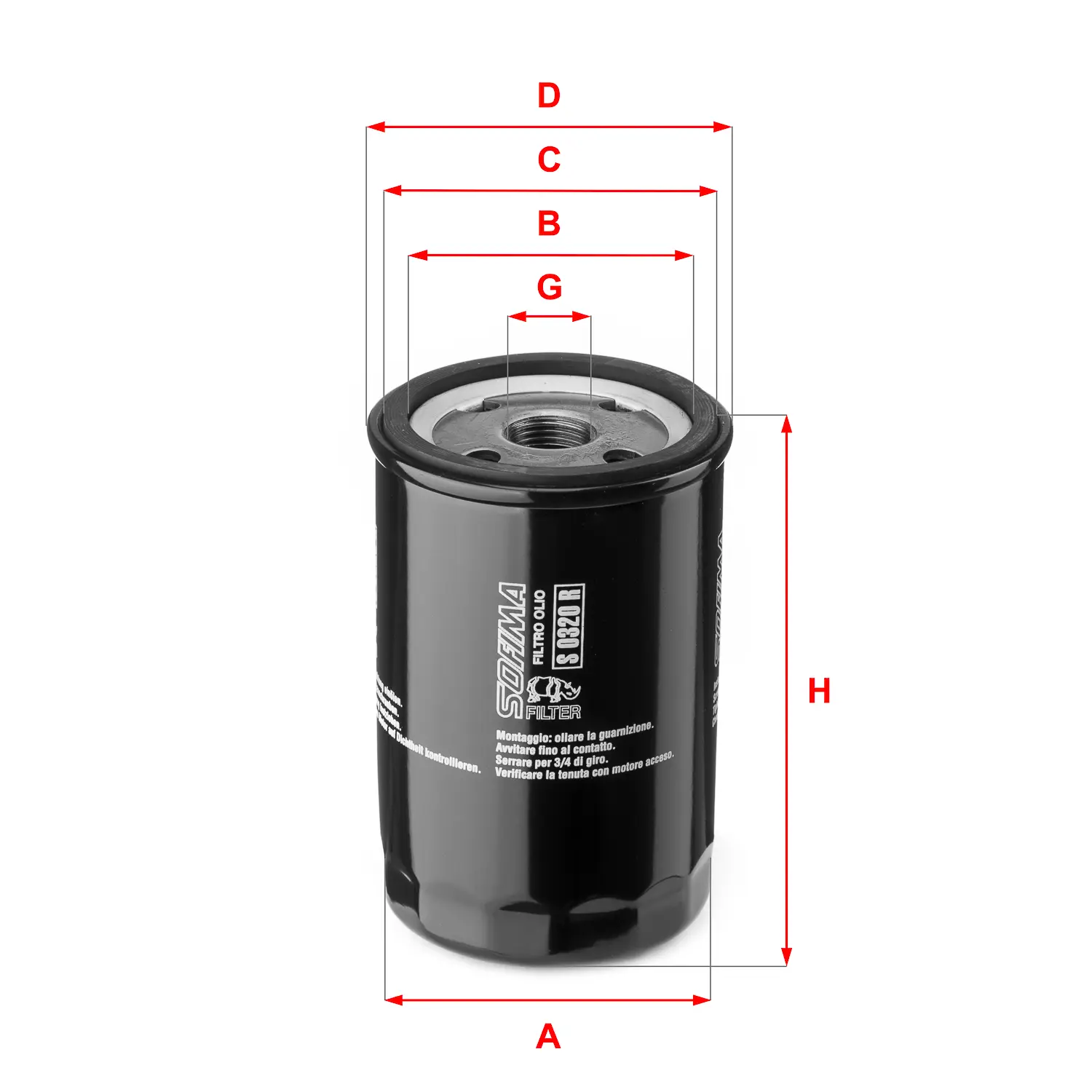 FILTRO DE ACEITE FO913S