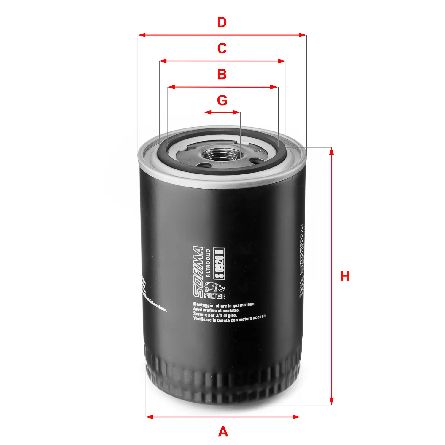 FILTRO DE ACEITE FO500S HC42017