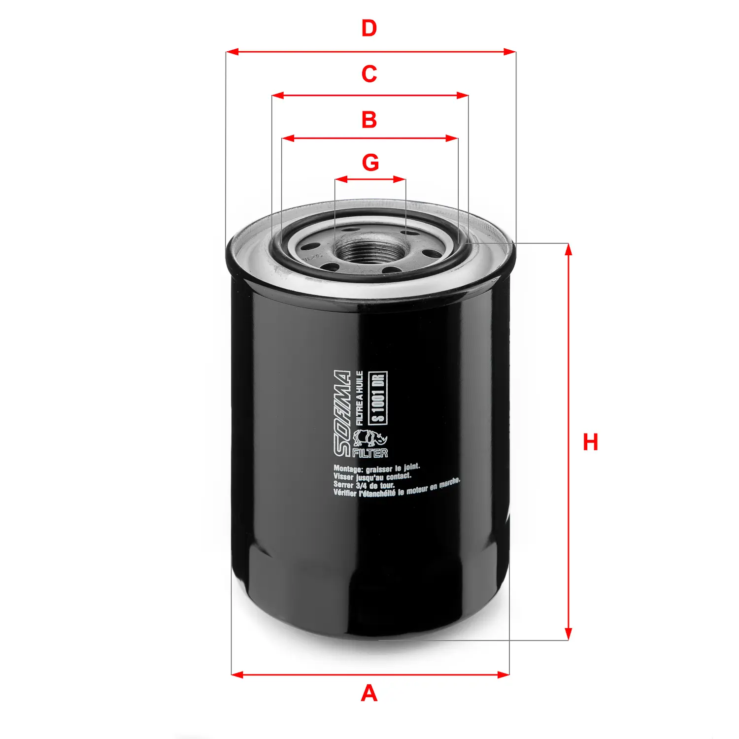 FILTRO ACEITE FO505S BC1281