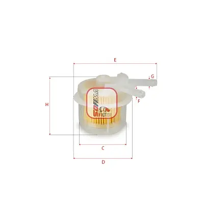 FILTRO DE COMBUST. CHAMP FN28