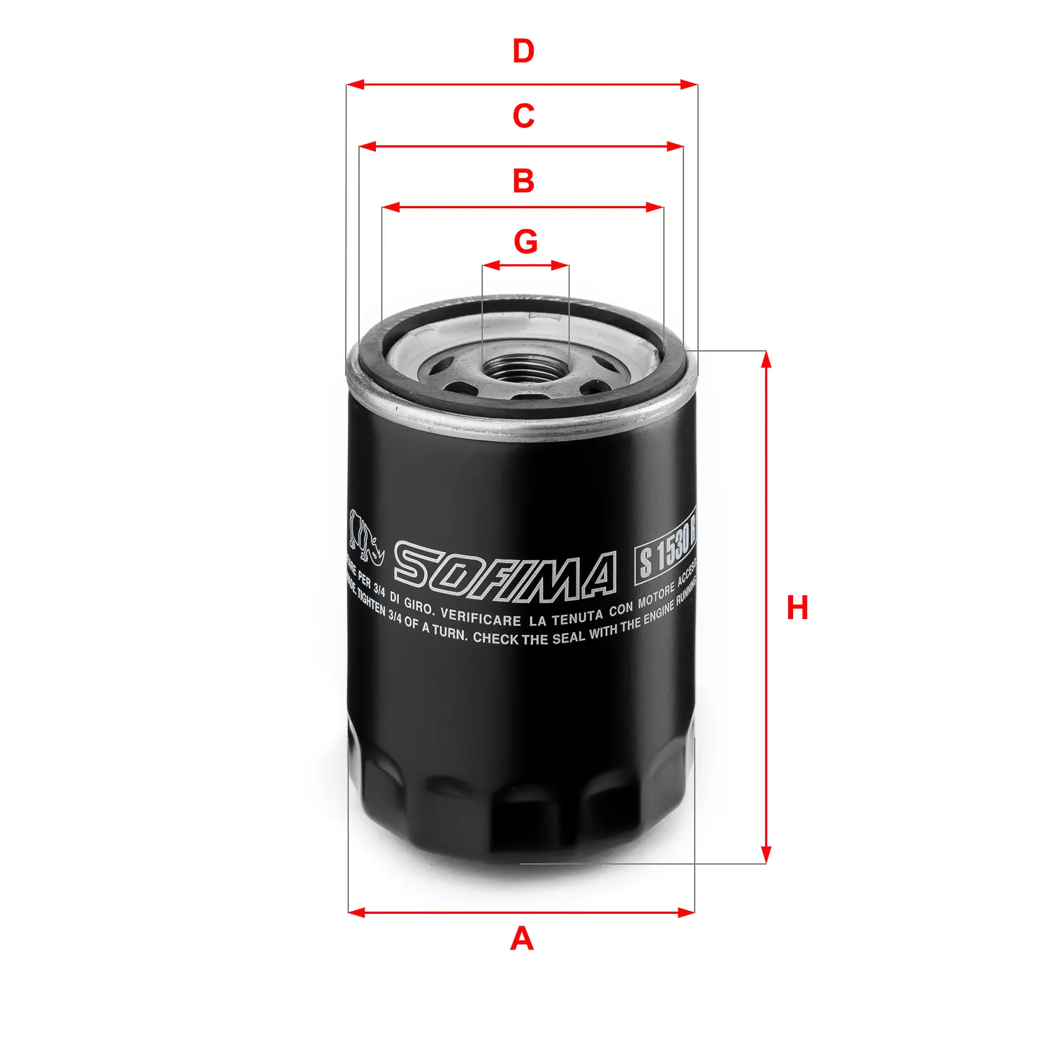 FILTRO ACEITE FO394S HC526