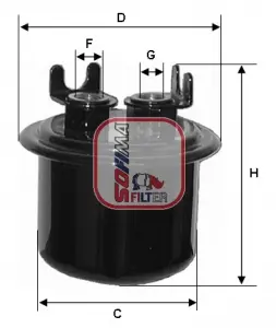 FILTRO DE COMBUS FC411S