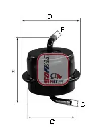 FILTRO DE COMBUSTIBLE FC810S