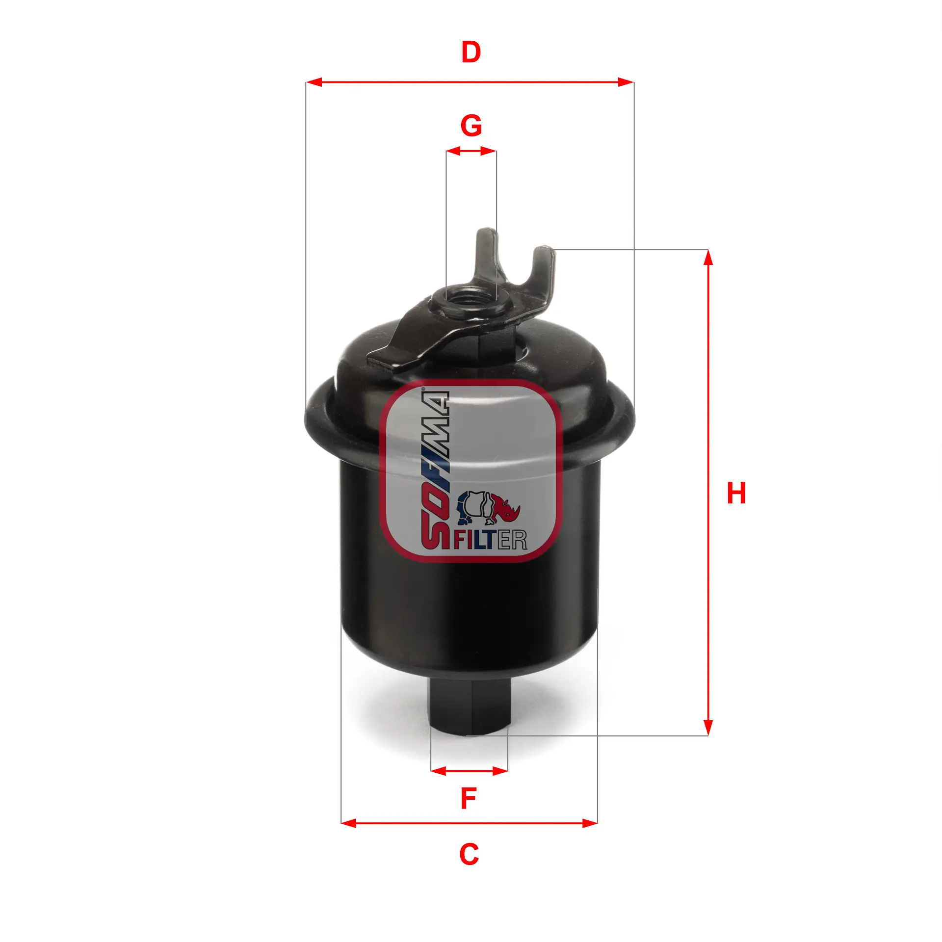 FILTRO GASOLINA FC498S