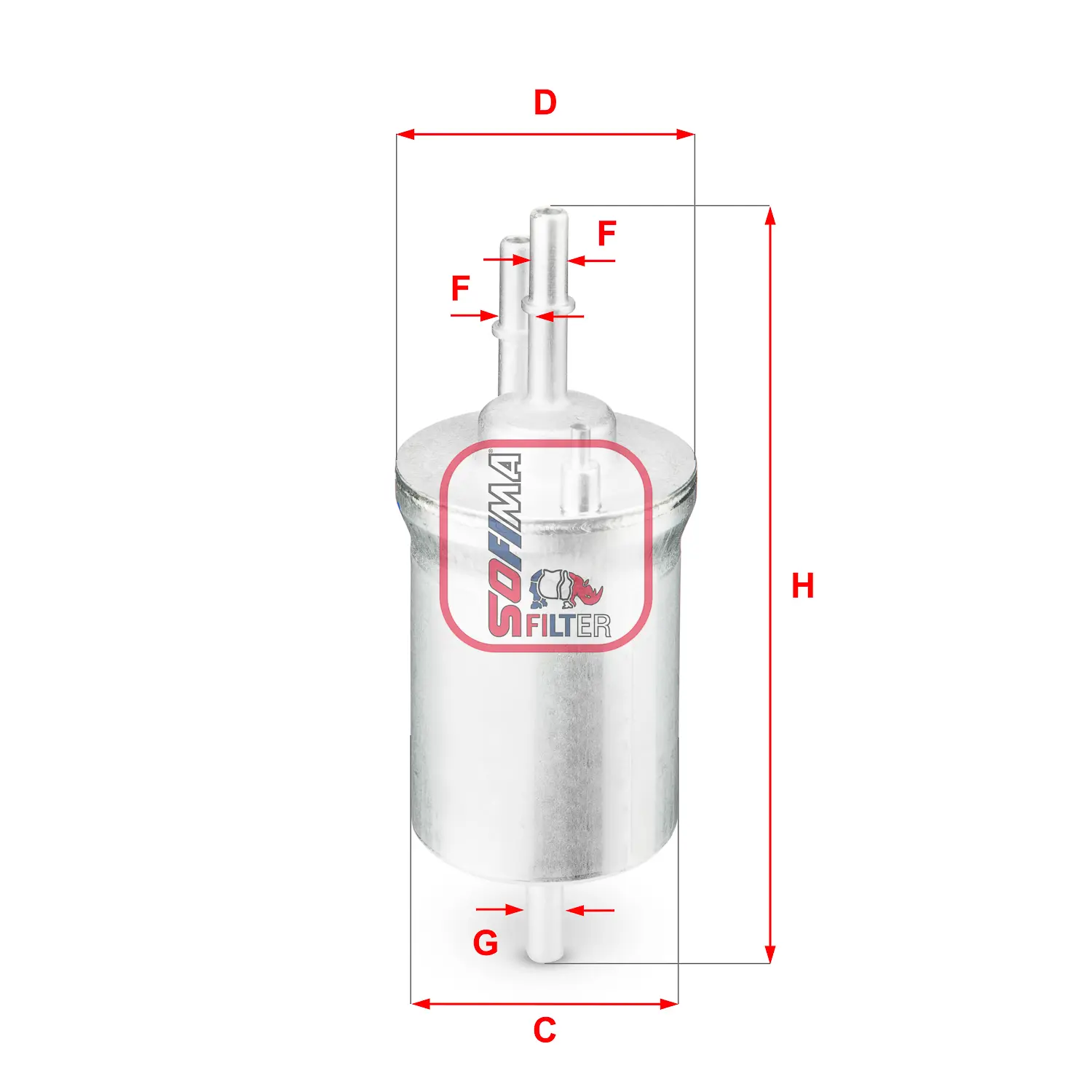 FILTRO GASOLINA 6.4 BAR ST6091*