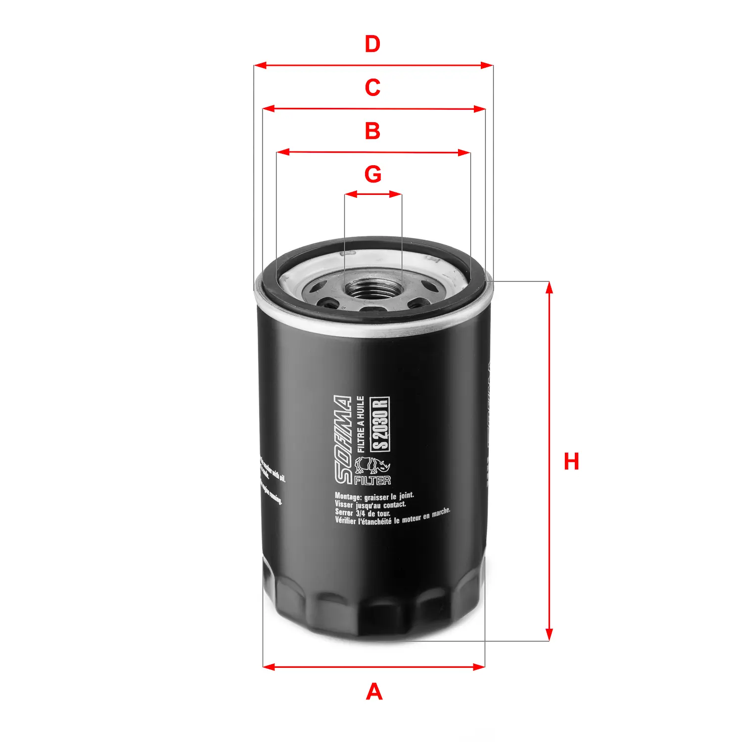 FILTRO DE ACEITE FO913S S5210R
