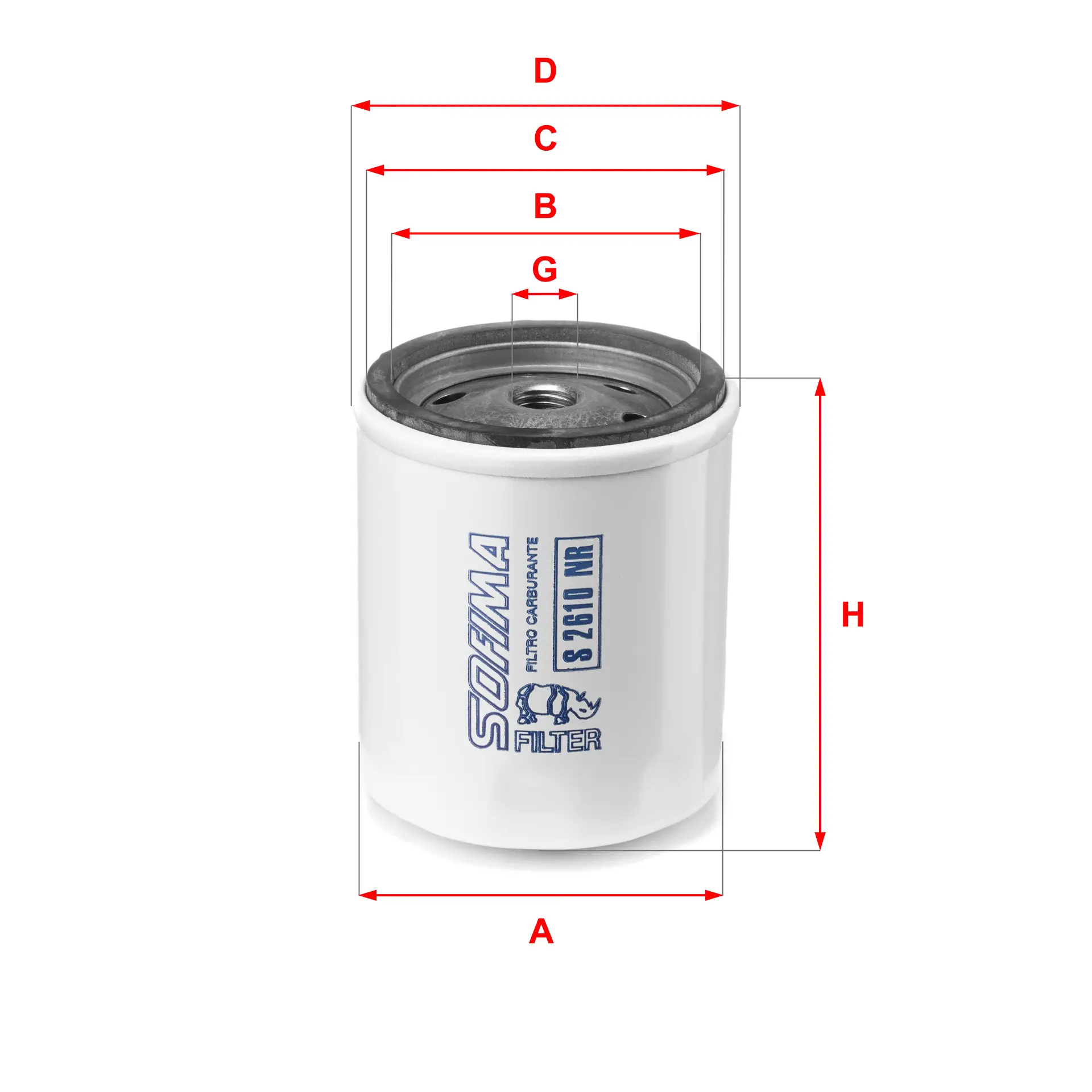 FILTRO GASOIL 2431901 ST312