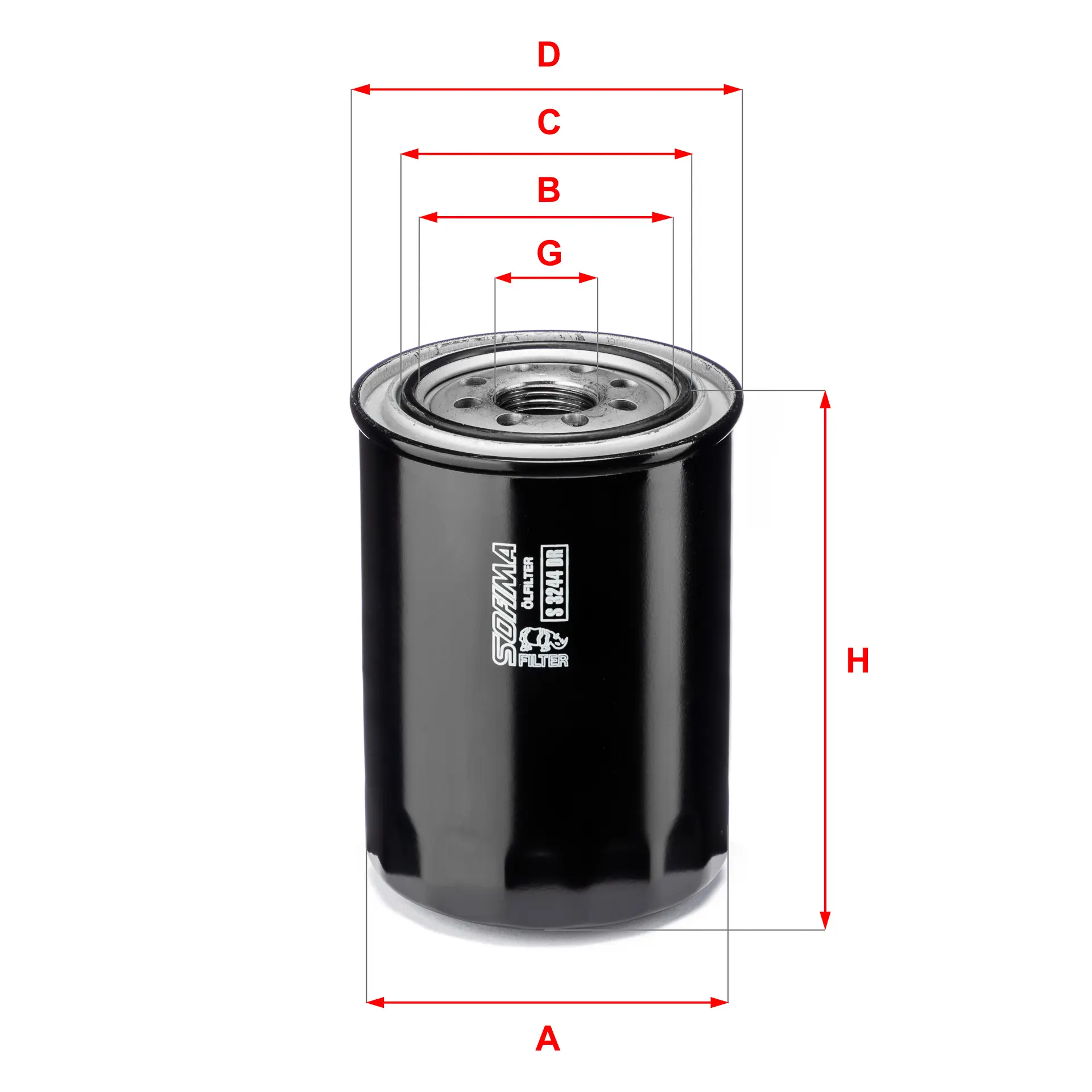 FILTRO ACEITE FO114S