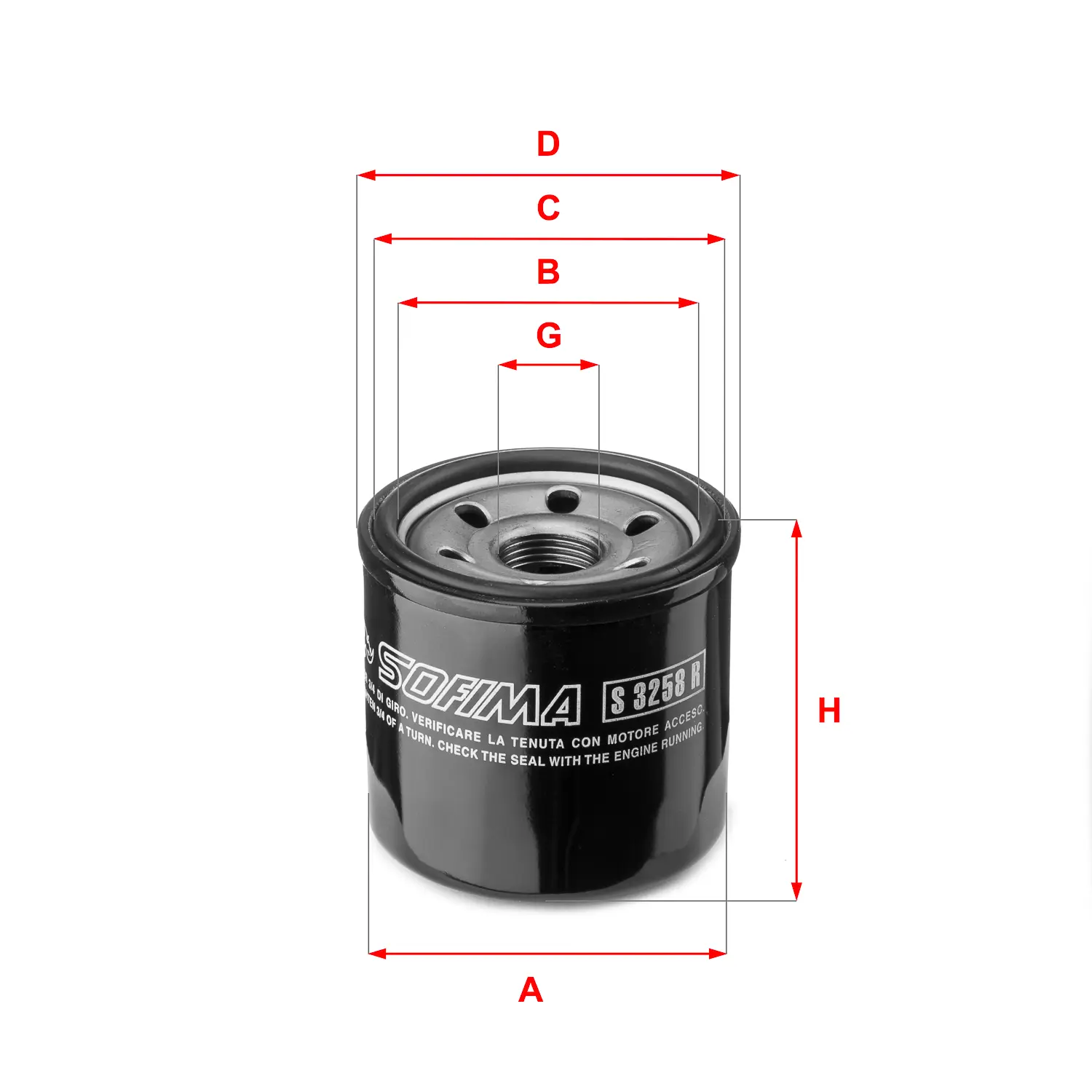 FILTRO ACEITE FO313S