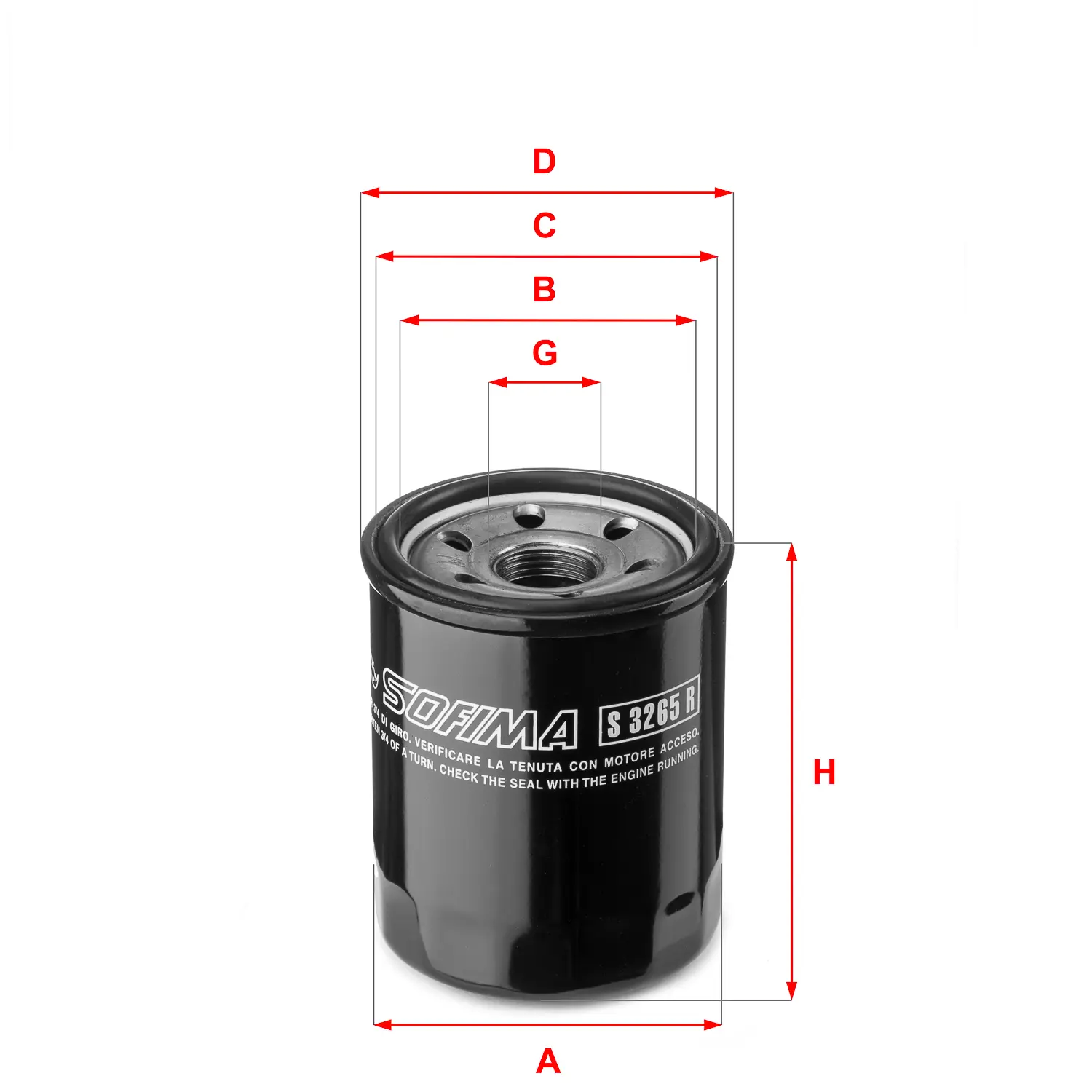 FILTRO ACEITE FO316S SM104