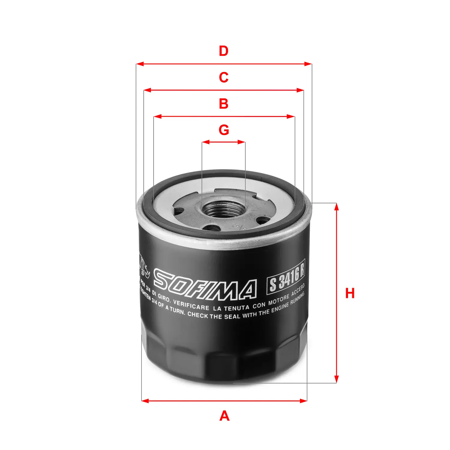 FILTRO ACEITE BC1333 WL7074