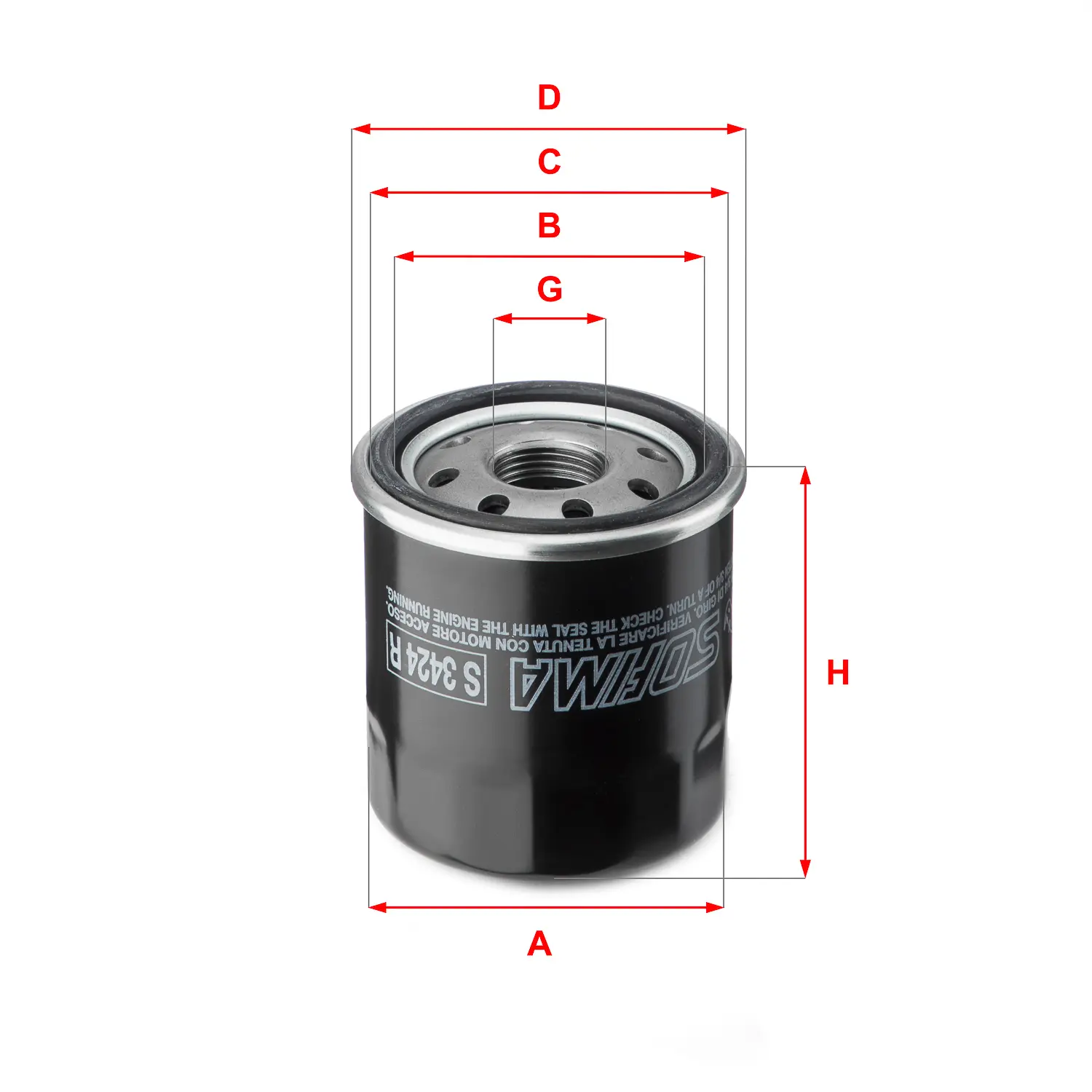 FILTRO ACEITE BC1297