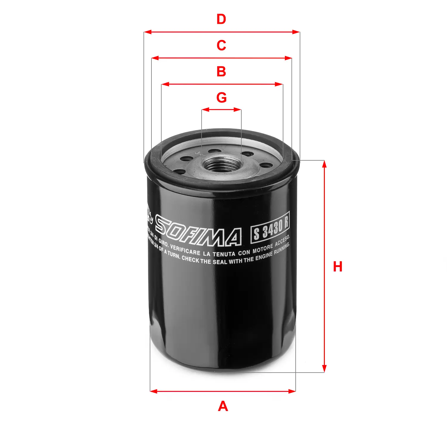 FILTRO DE ACEITE BC1176