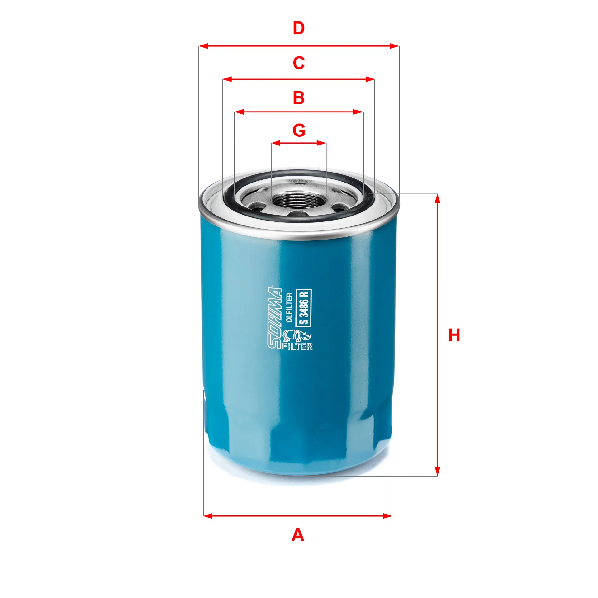 FILTRO ACEITE FO505P