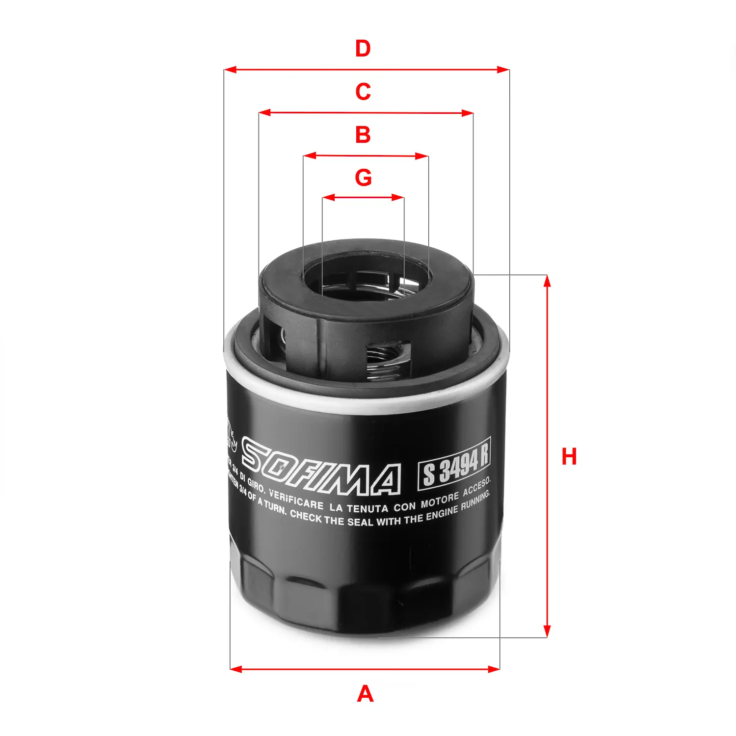 FILTRO ACEITE FO0901S