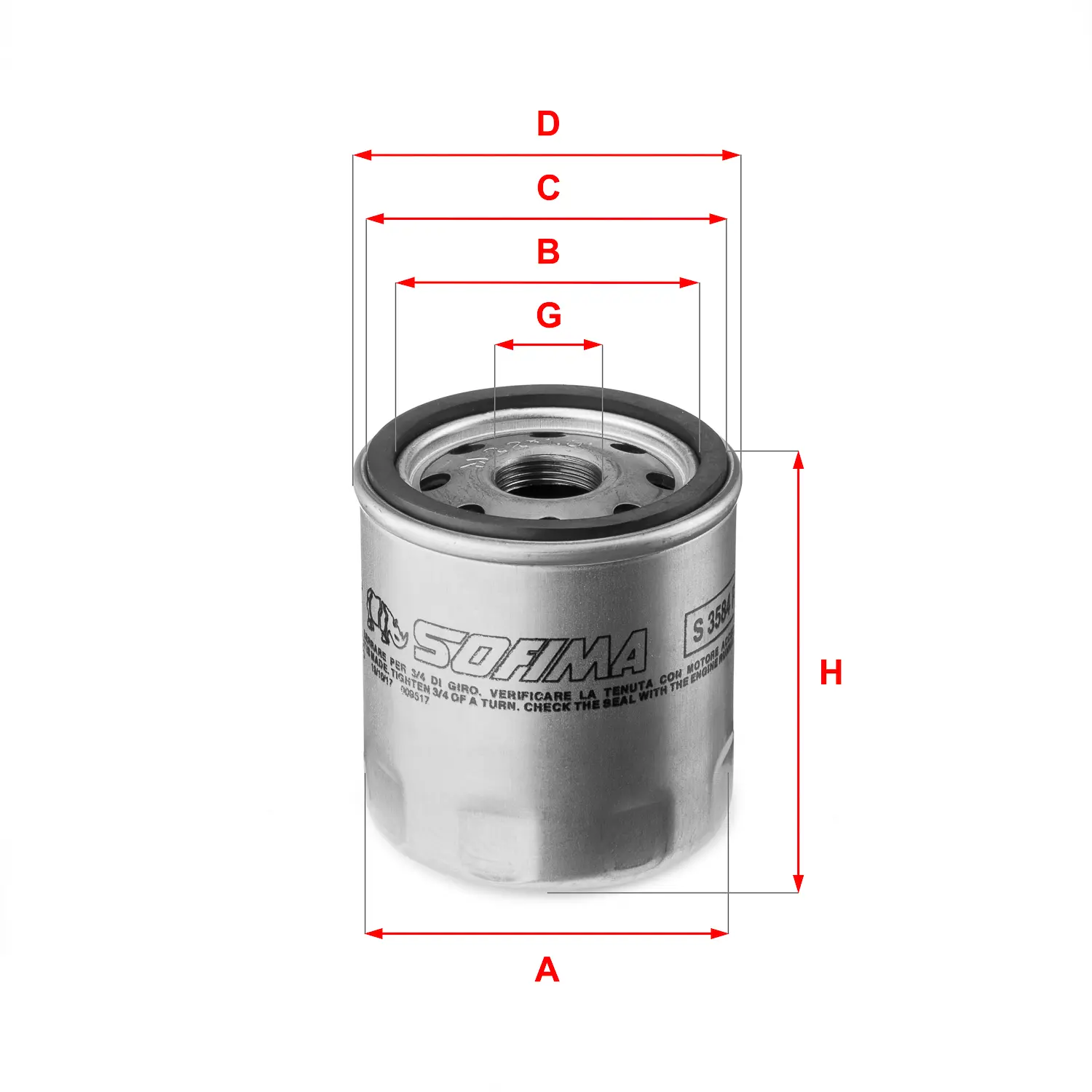 FILTRO ACEITE FOL06S LS1051