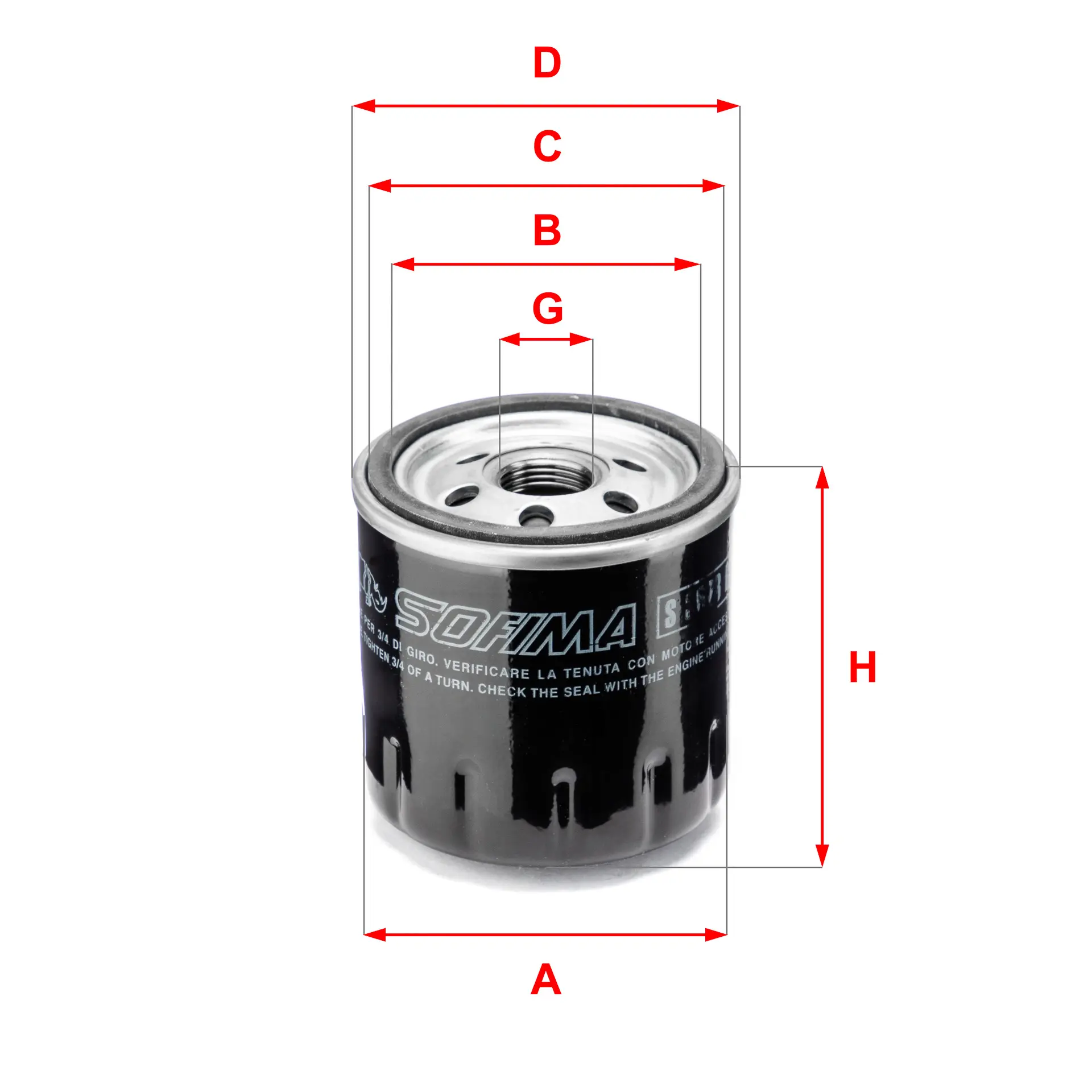 FILTRO DE ACEITE FO122S