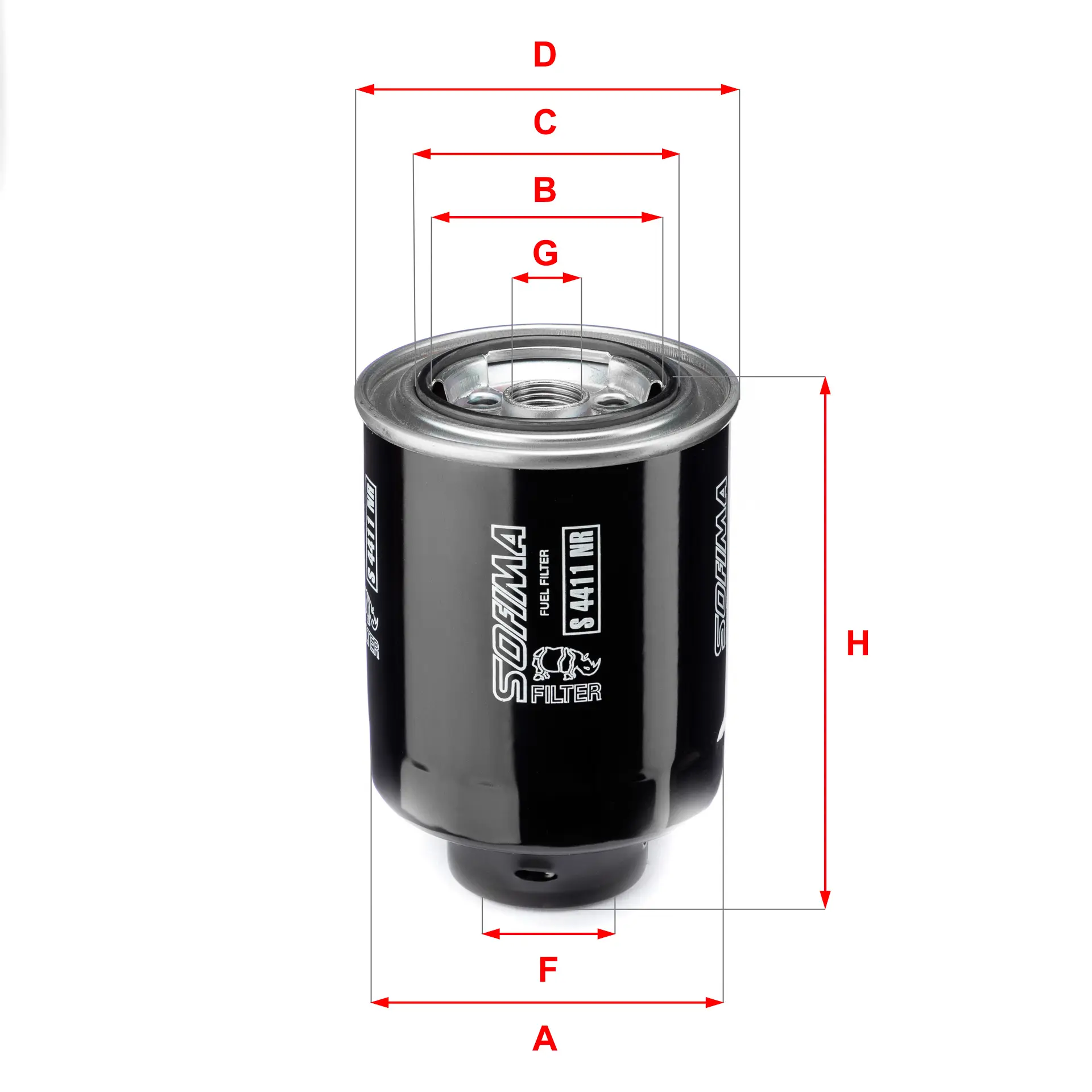 FILTRO GAS-OIL FC240S