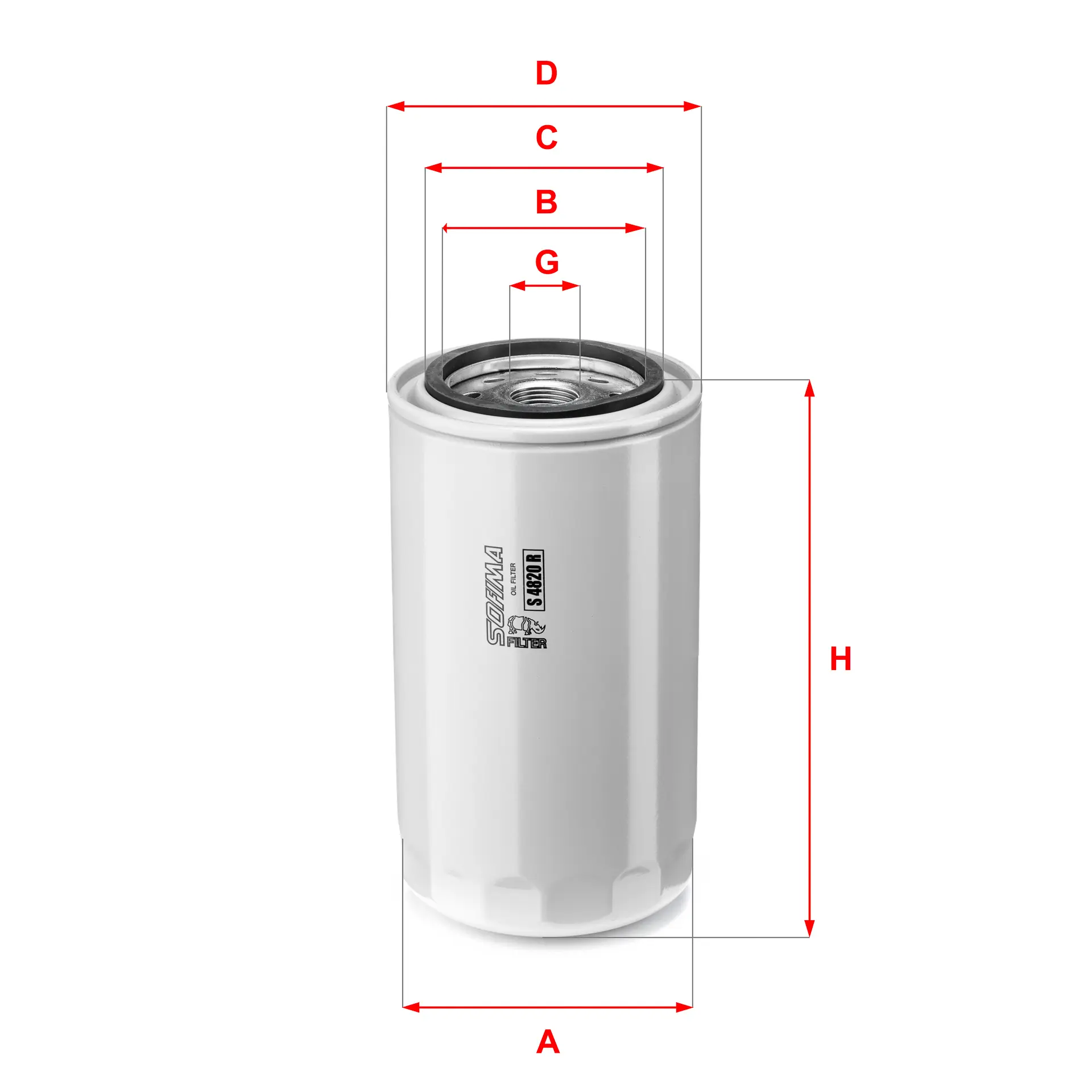 FILTRO ACEITE BC1355