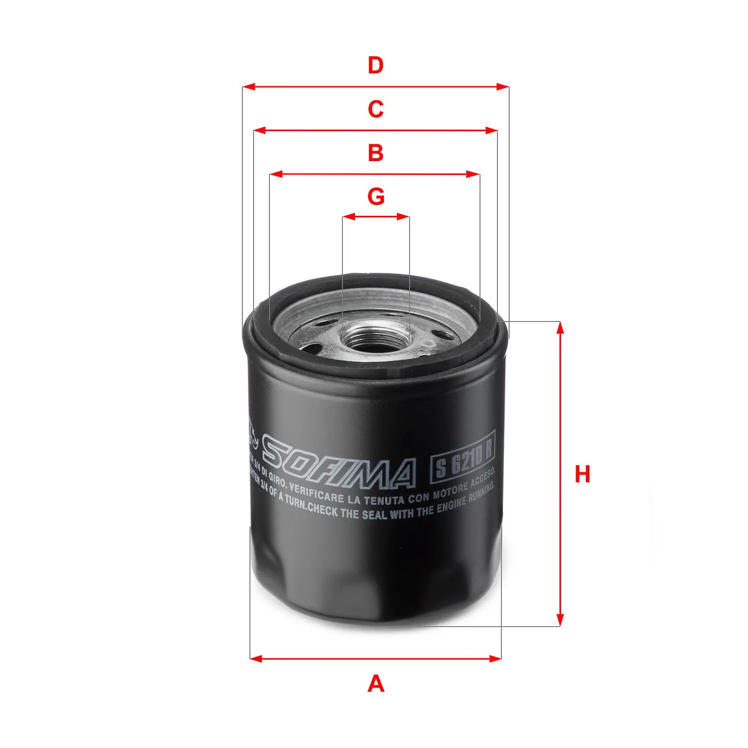 FILTRO ACEITE FIAT/ALFA