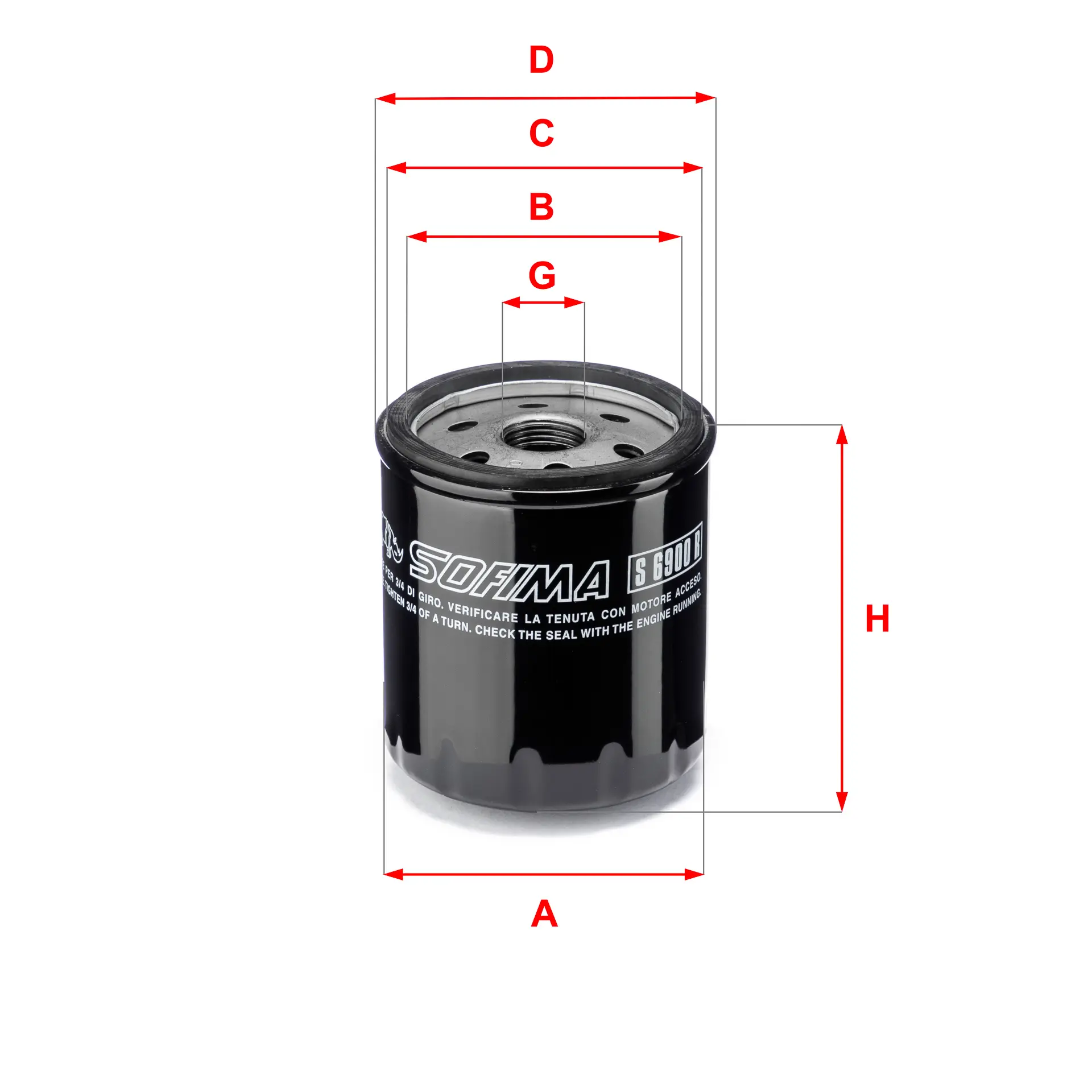 FILTRO DE ACEITE S3293R