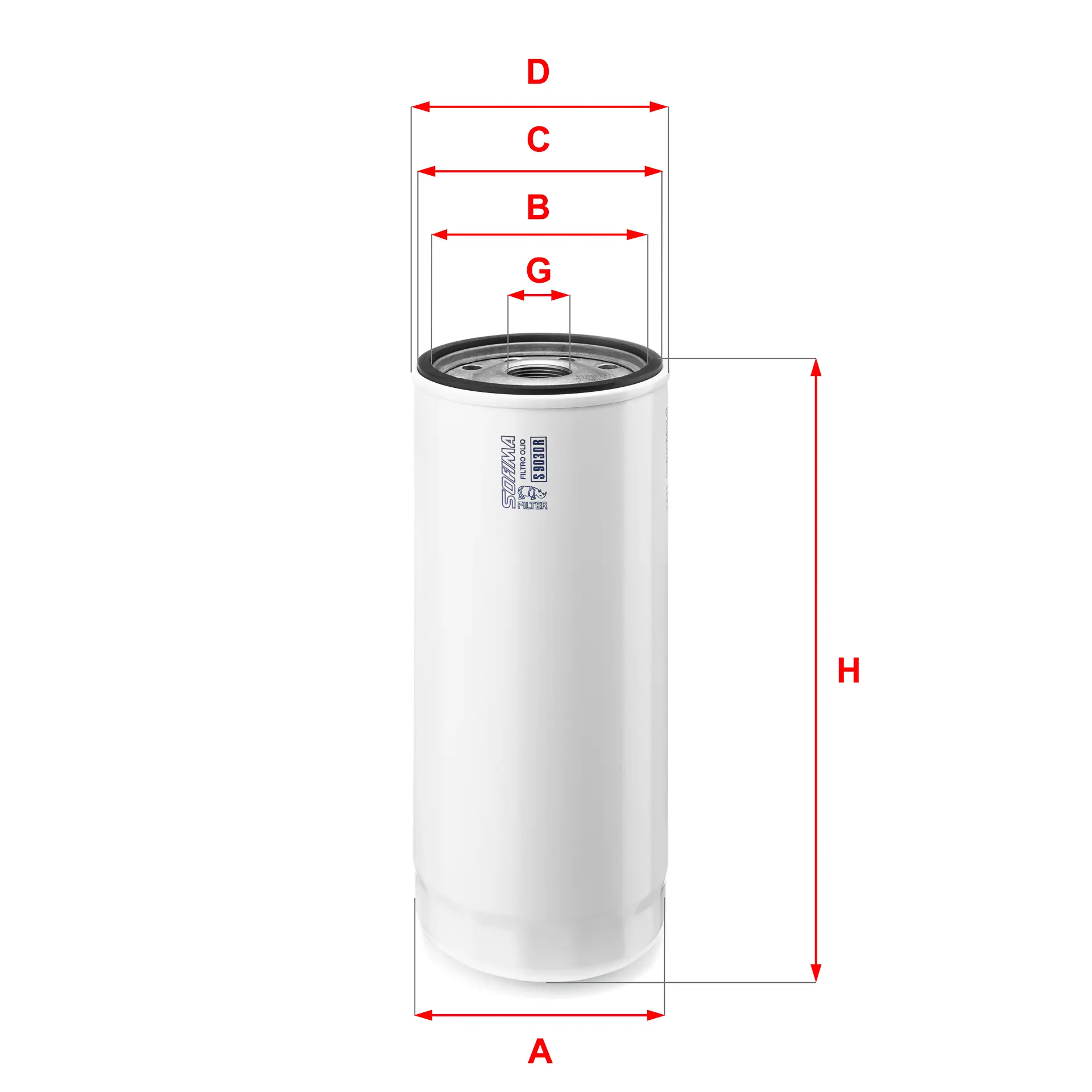 FILTRO DE ACFEITE BC1082